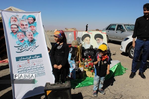 موکب فرزندان حاج قاسم زنجان در پیاده‌روی جاماندگان اربعین حسینی