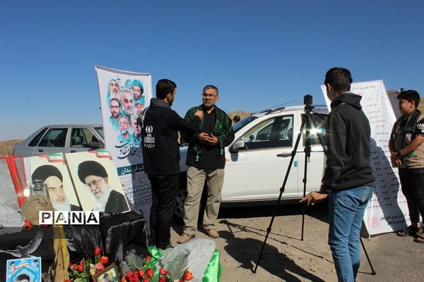 موکب فرزندان حاج قاسم زنجان در پیاده‌روی جاماندگان اربعین حسینی