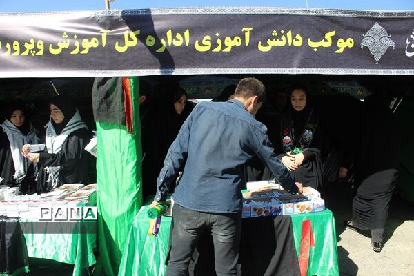 موکب فرزندان حاج قاسم زنجان در پیاده‌روی جاماندگان اربعین حسینی