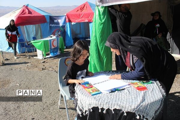 موکب فرزندان حاج قاسم زنجان در پیاده‌روی جاماندگان اربعین حسینی