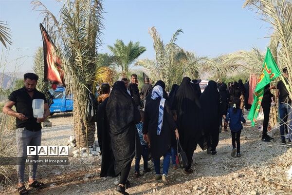 راهپیمایی عظیم جاماندگان اربعین حسینی (ع) در فورگ- استان فارس