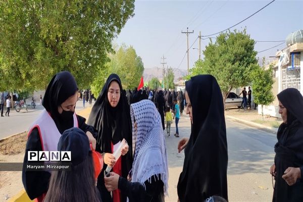 راهپیمایی عظیم جاماندگان اربعین حسینی (ع) در فورگ- استان فارس