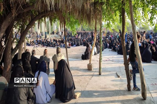 راهپیمایی عظیم جاماندگان اربعین حسینی (ع) در فورگ- استان فارس