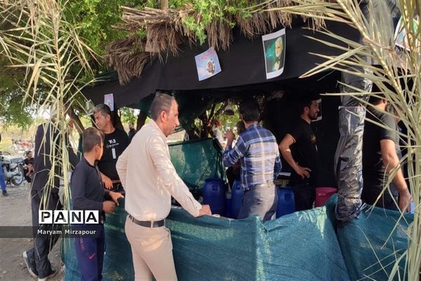 راهپیمایی عظیم جاماندگان اربعین حسینی (ع) در فورگ- استان فارس