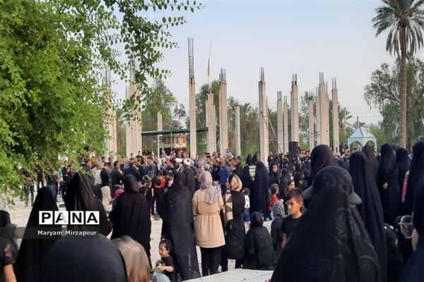 راهپیمایی عظیم جاماندگان اربعین حسینی (ع) در فورگ- استان فارس