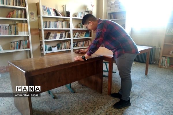 آماده‌سازی دبیرستان حربن ریاحی منطقه ۱۳ در آستانه بازگشایی