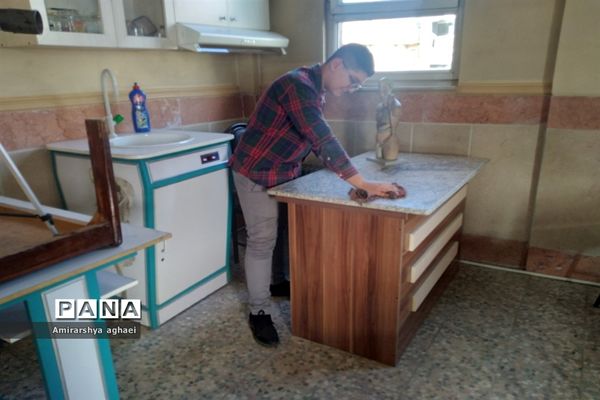 آماده‌سازی دبیرستان حربن ریاحی منطقه ۱۳ در آستانه بازگشایی