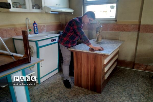 آماده‌سازی دبیرستان حربن ریاحی منطقه ۱۳ در آستانه بازگشایی