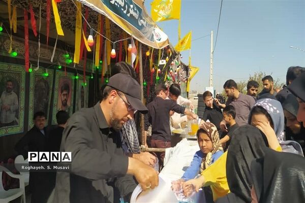 راهپیمایی اربعینی زائران سیدالشهدا(ع) در قم-3