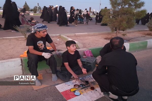 پیاده‌روی جاماندگان اربعین در قم-4