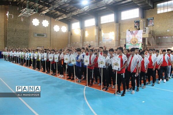 افتتاحیه چهارمین دوره مسابقات فوتسال جام شهدای دانش‌آموز، یادواره شهید حاج قاسم سلیمانی