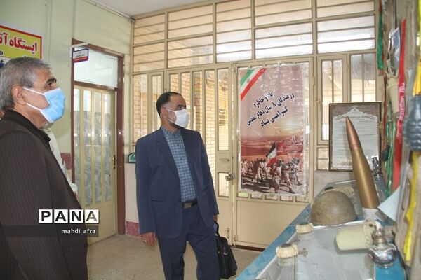 مانور بازگشایی مدارس در شهرستان بهبهان استان خوزستان