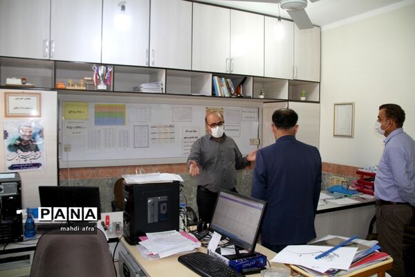 مانور بازگشایی مدارس در شهرستان بهبهان استان خوزستان