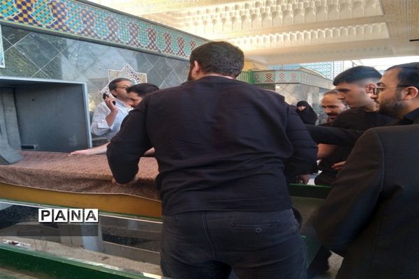 مراسم خاکسپاری معاون پرورشی ناحیه ۳ مشهد مقدس