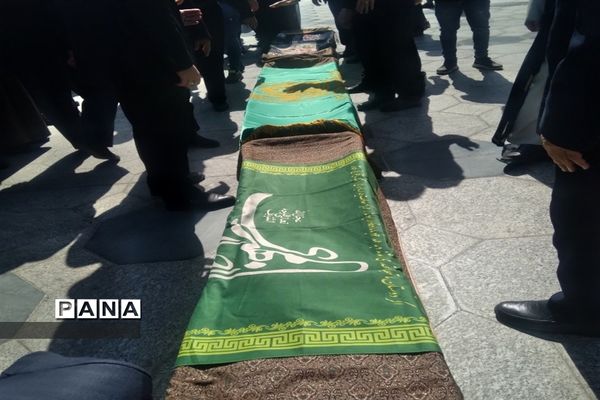 مراسم خاکسپاری معاون پرورشی ناحیه ۳ مشهد مقدس