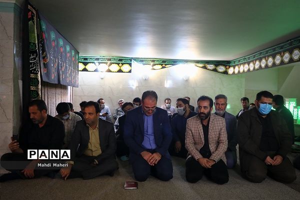 مراسم ترحیم پدر معاون پرورشی و فرهنگی وزارت آموزش و پرورش در سازمان دانش‌آموزی