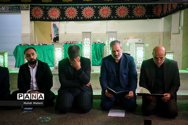 مراسم ترحیم پدر معاون پرورشی و فرهنگی وزارت آموزش و پرورش در سازمان دانش‌آموزی