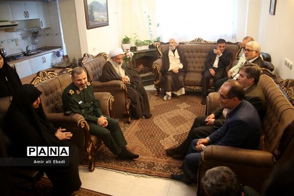 دیدار آیت‌الله محمدباقر محمدی لائینی نماینده ولی فقیه در استان مازندران با خانواده‌های معظم شهدا