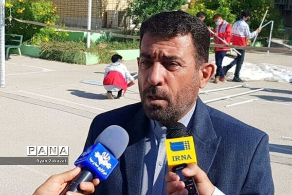 بیست و چهارمین مانور سراسری زلزله و ایمنی مدارس در بوشهر