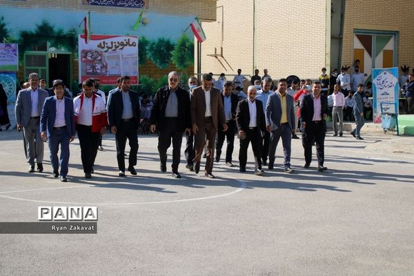 بیست و چهارمین مانور سراسری زلزله و ایمنی مدارس در بوشهر