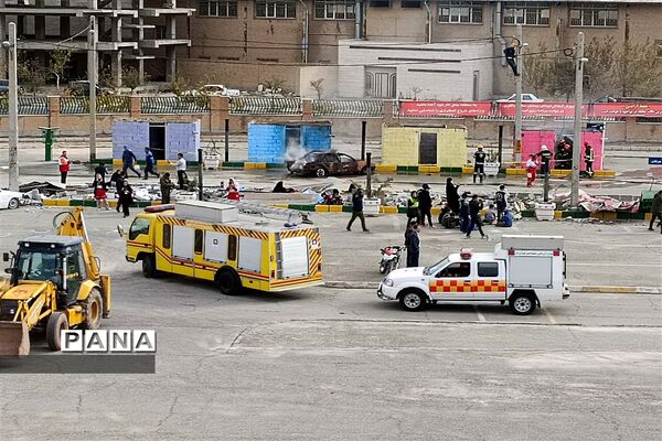 مانور بزرگ امداد و نجات در شهرستان قدس