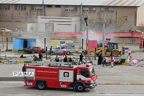 مانور بزرگ امداد و نجات در شهرستان قدس