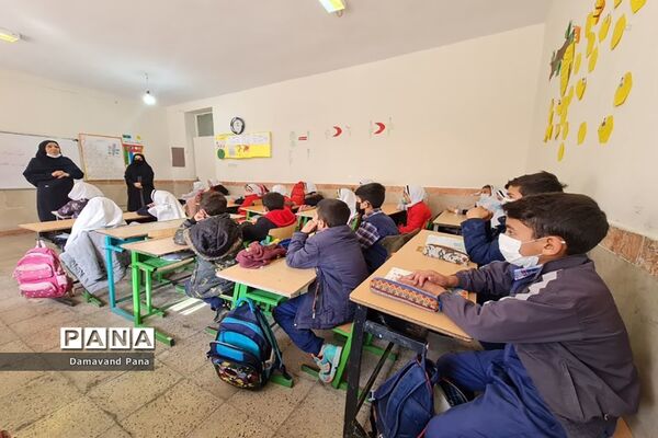اجرای طرح آموزش مدیریت پسماند در دبستان حضرت علی (ع) روستای کالدشت دماوند