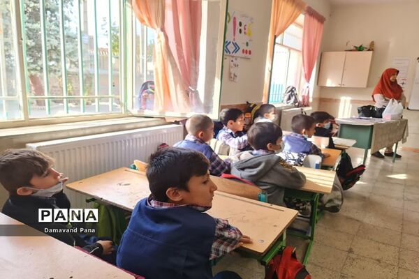 اجرای طرح آموزش مدیریت پسماند در دبستان حضرت علی (ع) روستای کالدشت دماوند