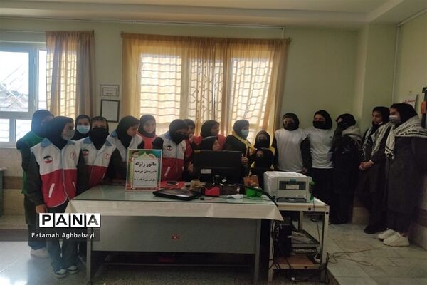 بیست و چهارمین مانور سراسری زلزله و ایمنی در دبیرستان مرضیه