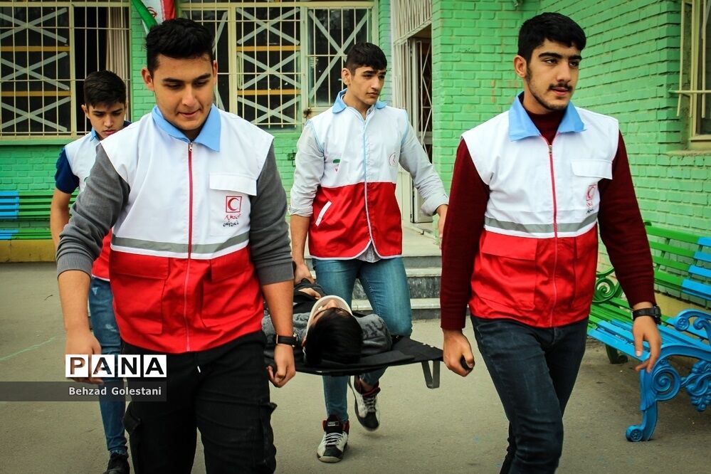 بیست و چهارمین مانور سراسری زلزله در ارومیه