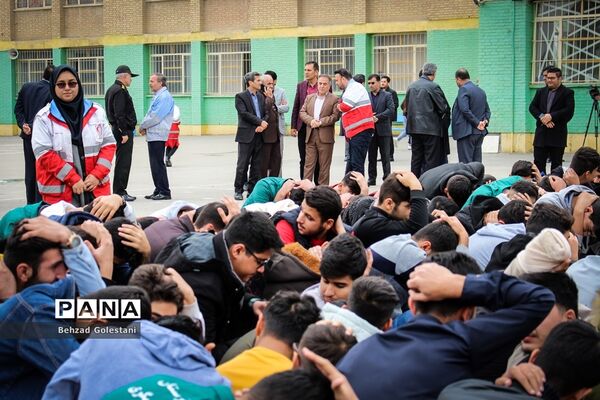 بیست و چهارمین مانور سراسری زلزله در ارومیه