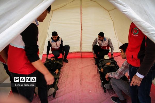 بیست و چهارمین مانور سراسری زلزله در ارومیه