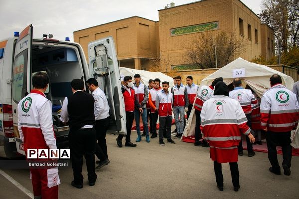 بیست و چهارمین مانور سراسری زلزله در ارومیه