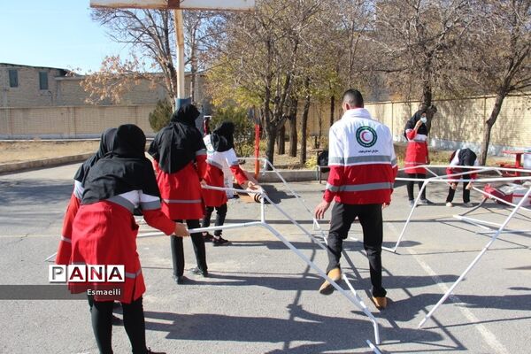 برگزاری بیست و چهارمین مانورسراسری زلزله در مدارس شهرکرد