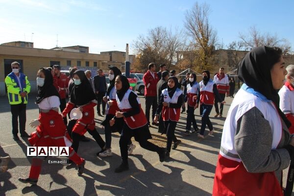 برگزاری بیست و چهارمین مانورسراسری زلزله در مدارس شهرکرد