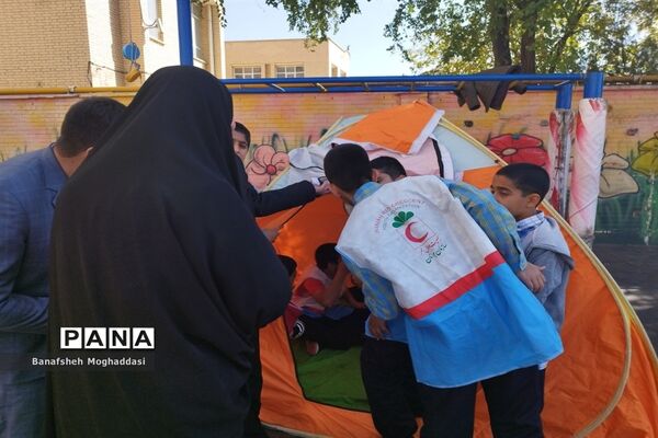 بیست‌و‌چهارمین مانور سراسری زلزله و ایمنی در مدارس  ناحیه 4 شیراز
