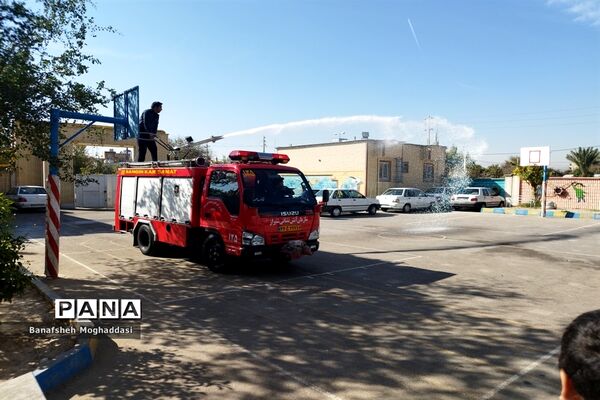 بیست‌و‌چهارمین مانور سراسری زلزله و ایمنی در مدارس  ناحیه 4 شیراز