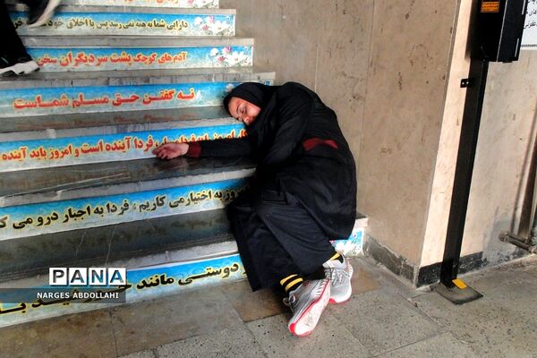 برگزاری مانور زلزله در فشافویه