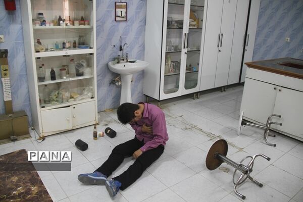 بیست‌وچهارمین مانور سراسری زلزله و ایمنی در دبیرستان شاهد امام جواد(ع) بهبهان