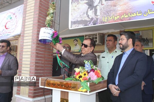 بیست‌وچهارمین مانور سراسری زلزله و ایمنی در دبیرستان شاهد امام جواد(ع) بهبهان