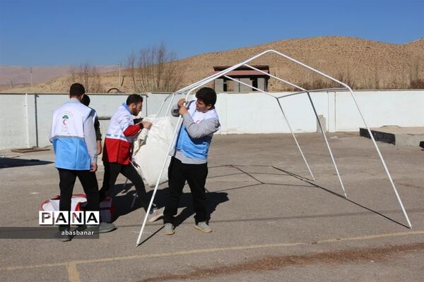 برگزاری مانور سراسری زلزله درمدارس شهرستان فیروزکوه