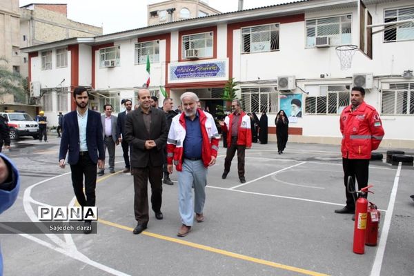 ‌مانور سراسری زلزله در شهرستان بابل