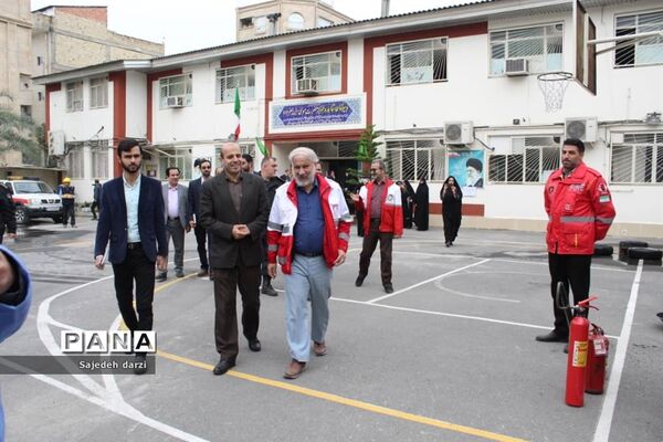 ‌مانور سراسری زلزله در شهرستان بابل