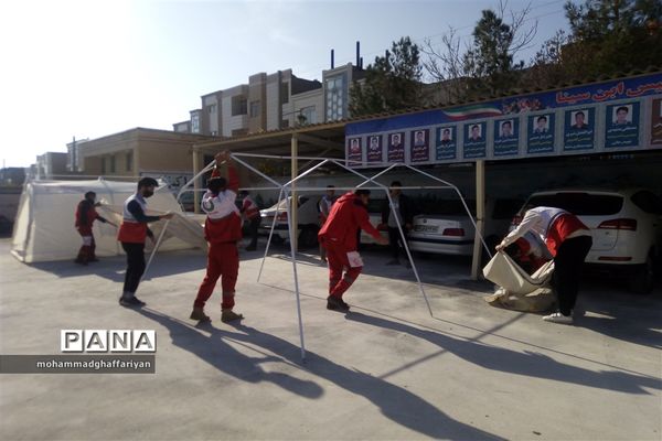 بیست و چهارمین مانور سراسری زلزله در شهرستان تربت جام