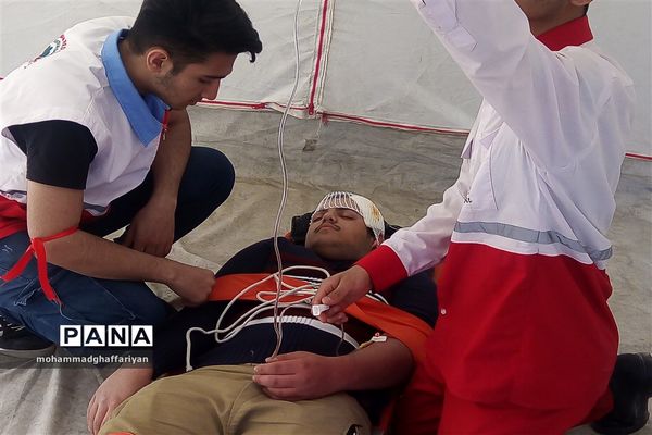 بیست و چهارمین مانور سراسری زلزله در شهرستان تربت جام