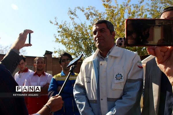 بیست و چهارمین مانور سراسری زلزله و ایمنی شهرستان‌های استان تهران، به میزبانی شهرستان قرچک