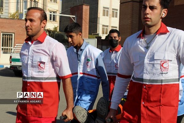 بیست و چهارمین مانور سراسری زلزله و ایمنی شهرستان‌های استان تهران، به میزبانی شهرستان قرچک