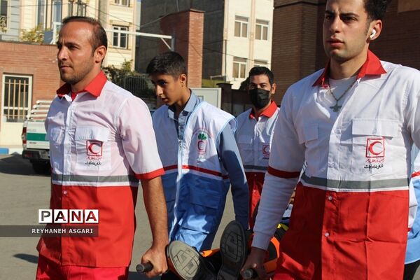 بیست و چهارمین مانور سراسری زلزله و ایمنی شهرستان‌های استان تهران، به میزبانی شهرستان قرچک