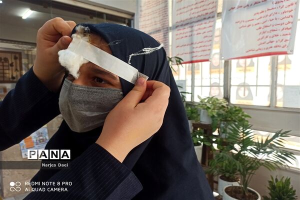 برگزاری مانور سراسری زلزله و ایمنی در دبیرستان شاهد شهید شیرودی