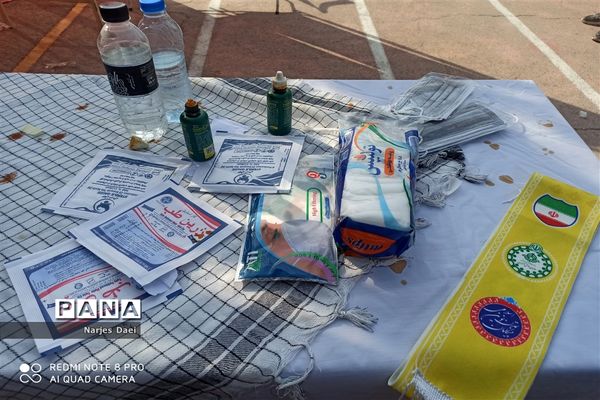 برگزاری مانور سراسری زلزله و ایمنی در دبیرستان شاهد شهید شیرودی